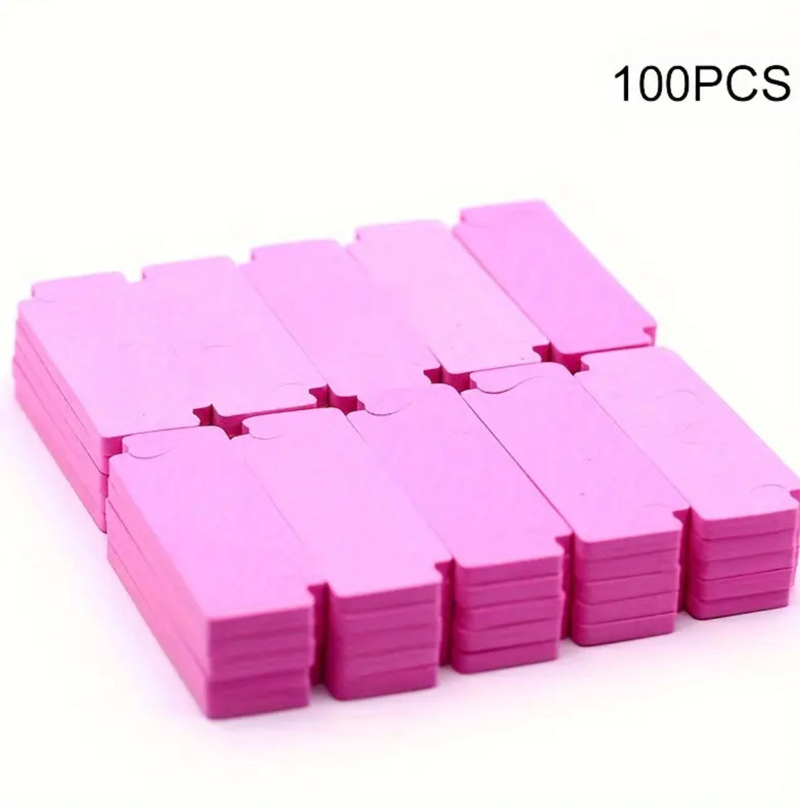50/pcs、100pcs/set Pink Soft Sponge Finger & Toe Separators Set