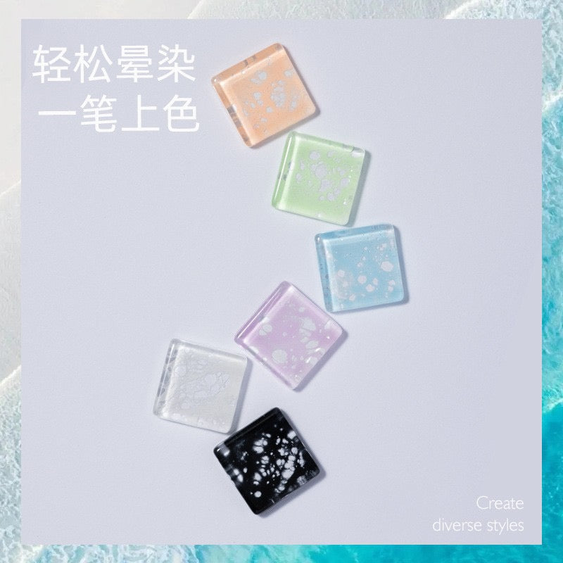 6pcs Ocean Wave Blooming Liquid