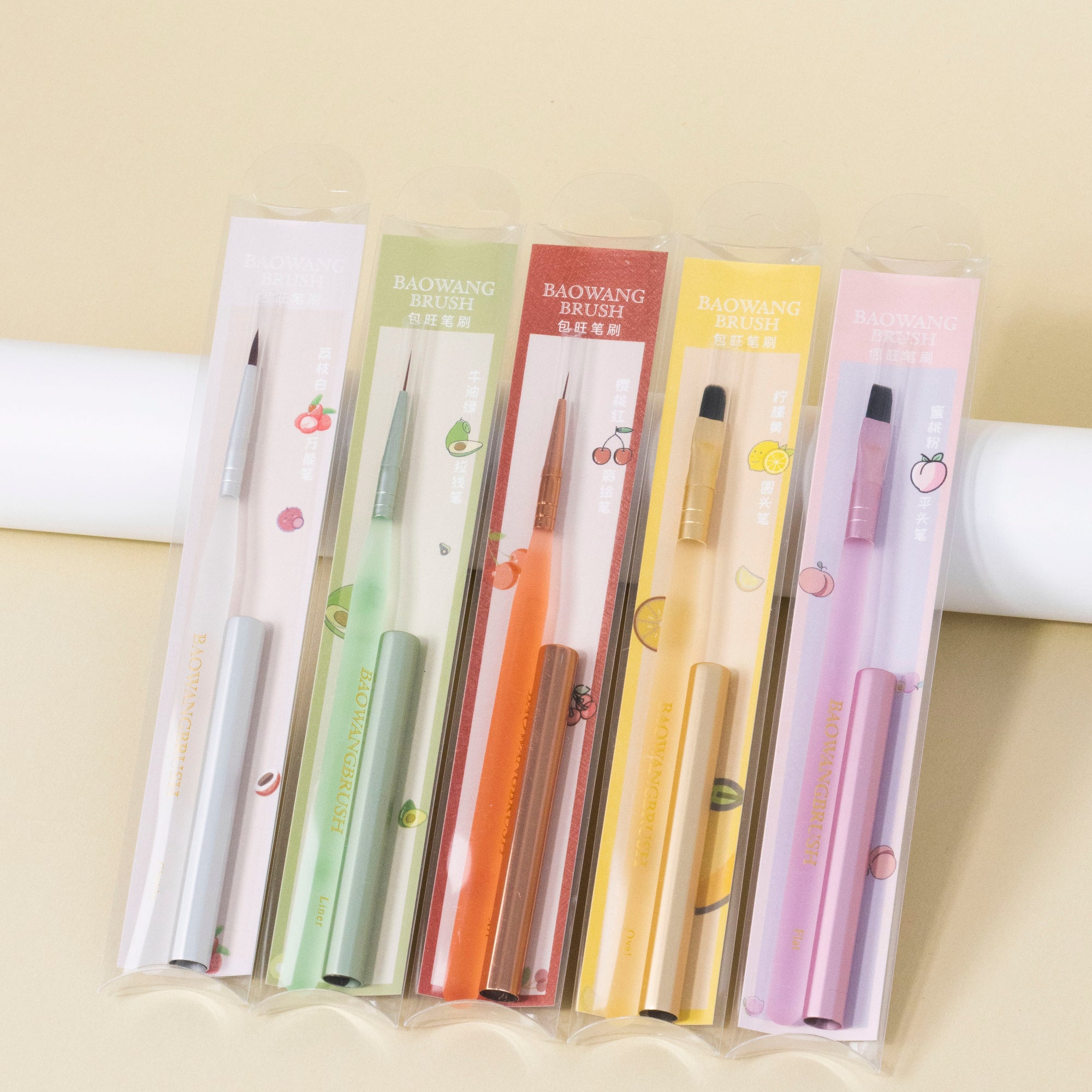 Furit Color Nail Brush Set