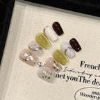 Handmade Press On Nails Short Coffin Make money day by day