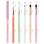 Furit Color Nail Brush Set