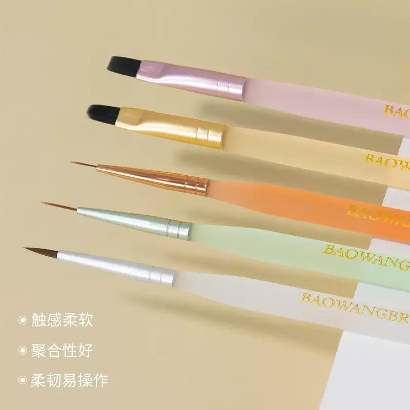 Furit Color Nail Brush Set
