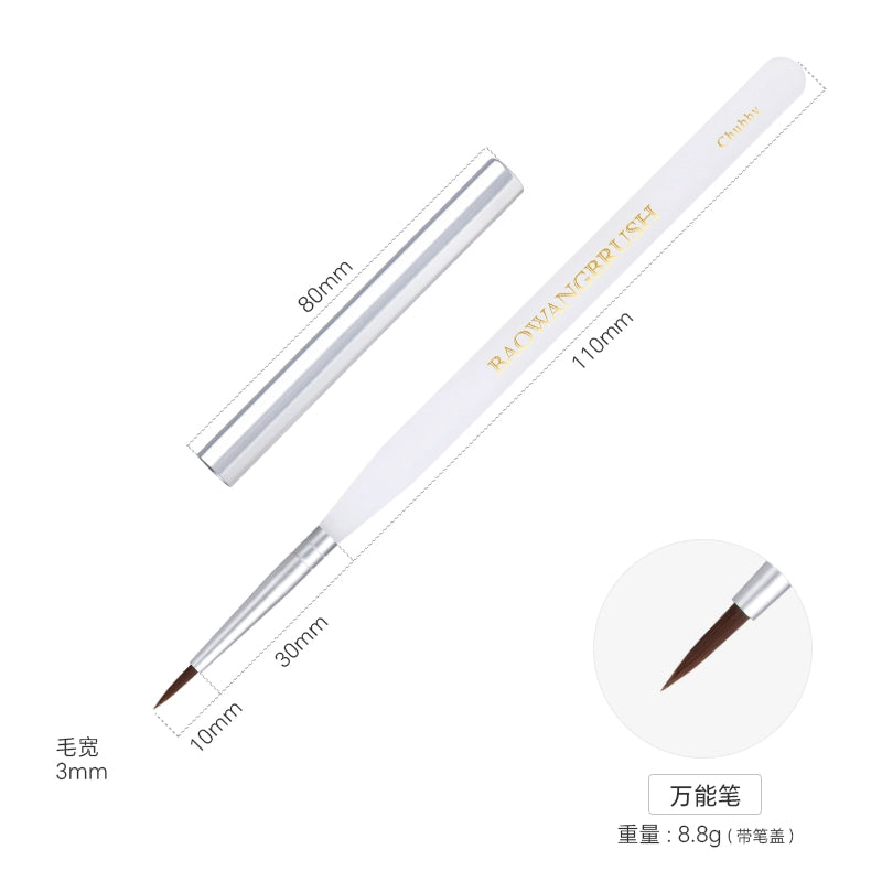 Furit Color Nail Brush Set