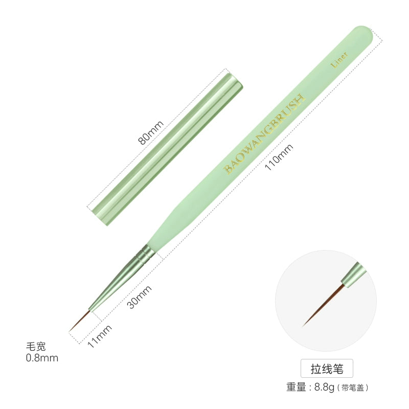 Furit Color Nail Brush Set