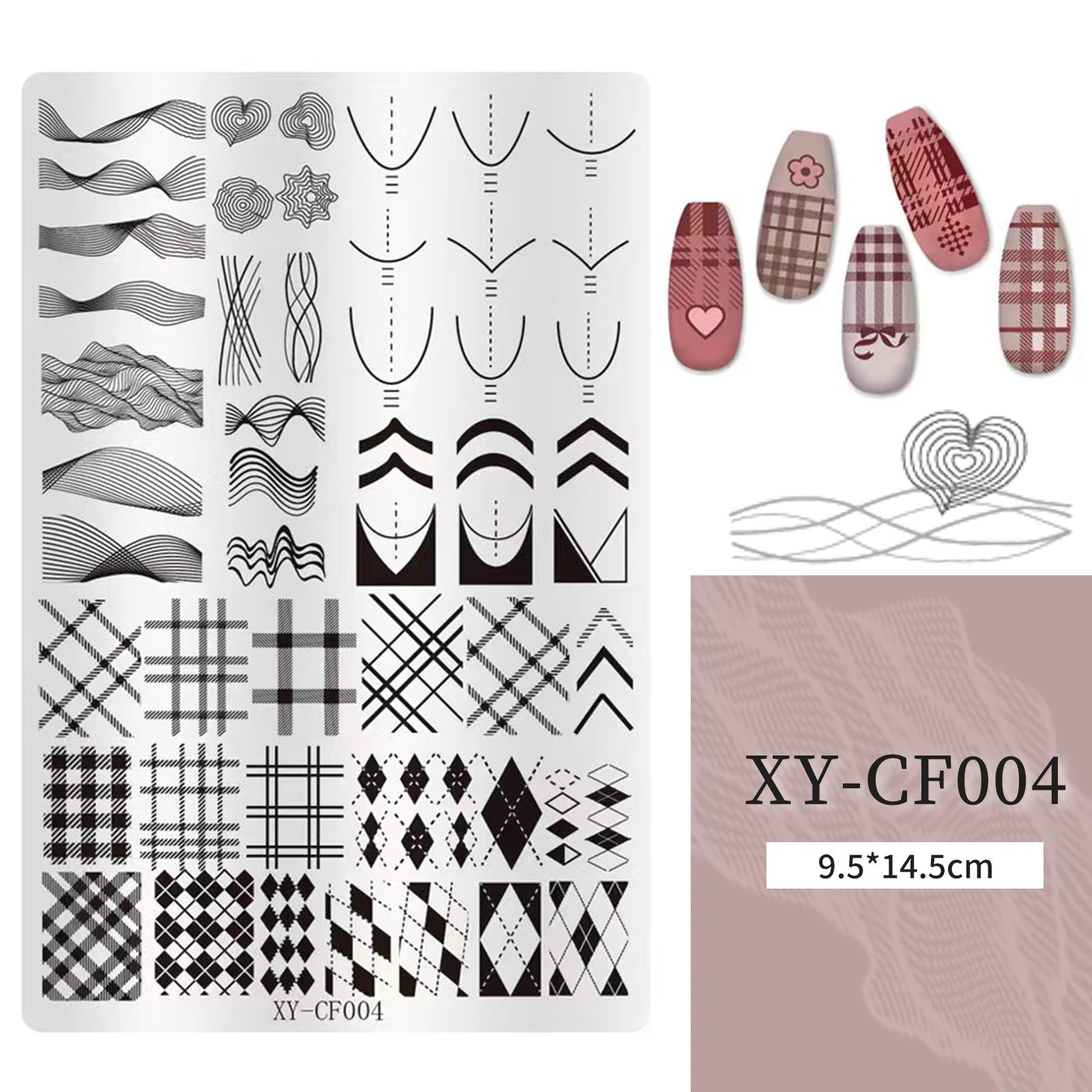 XY-CF Nail Stamp Plates