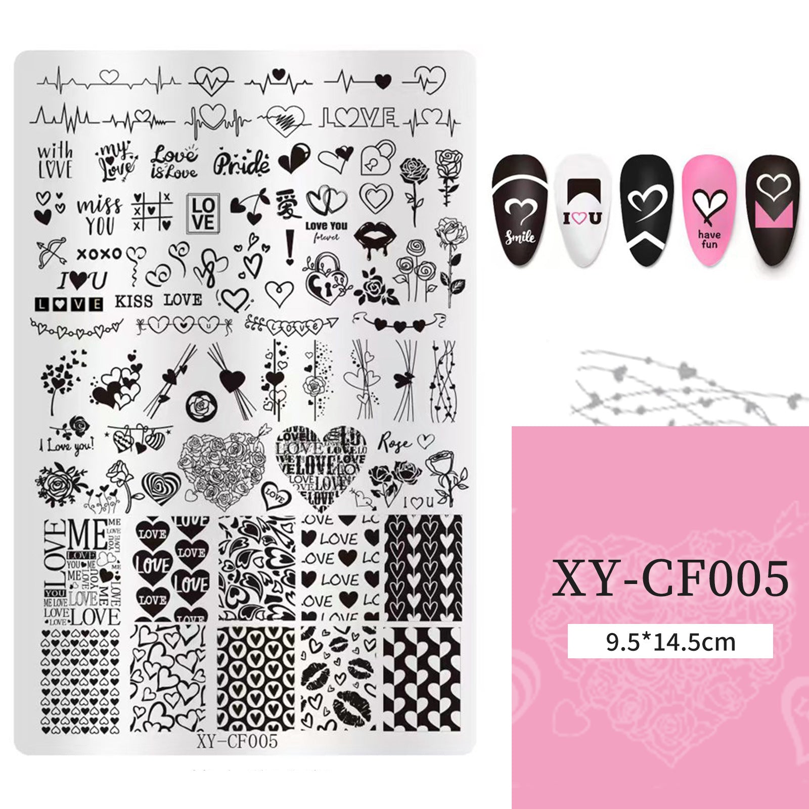 XY-CF Nail Stamp Plates