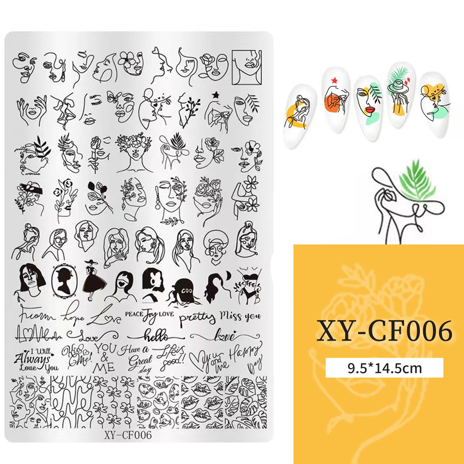 XY-CF Nail Stamp Plates