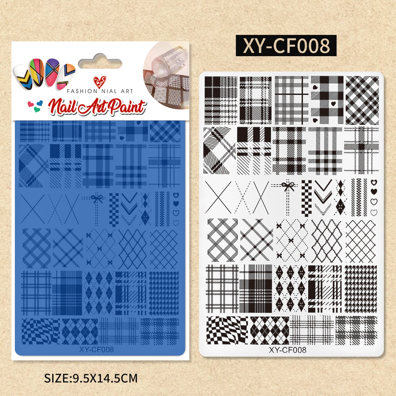 XY-CF Nail Stamp Plates