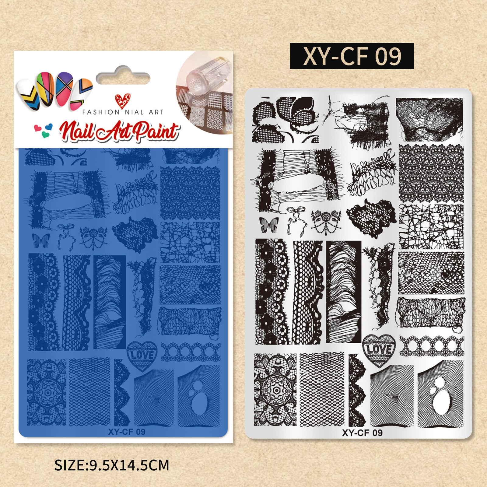 XY-CF Nail Stamp Plates