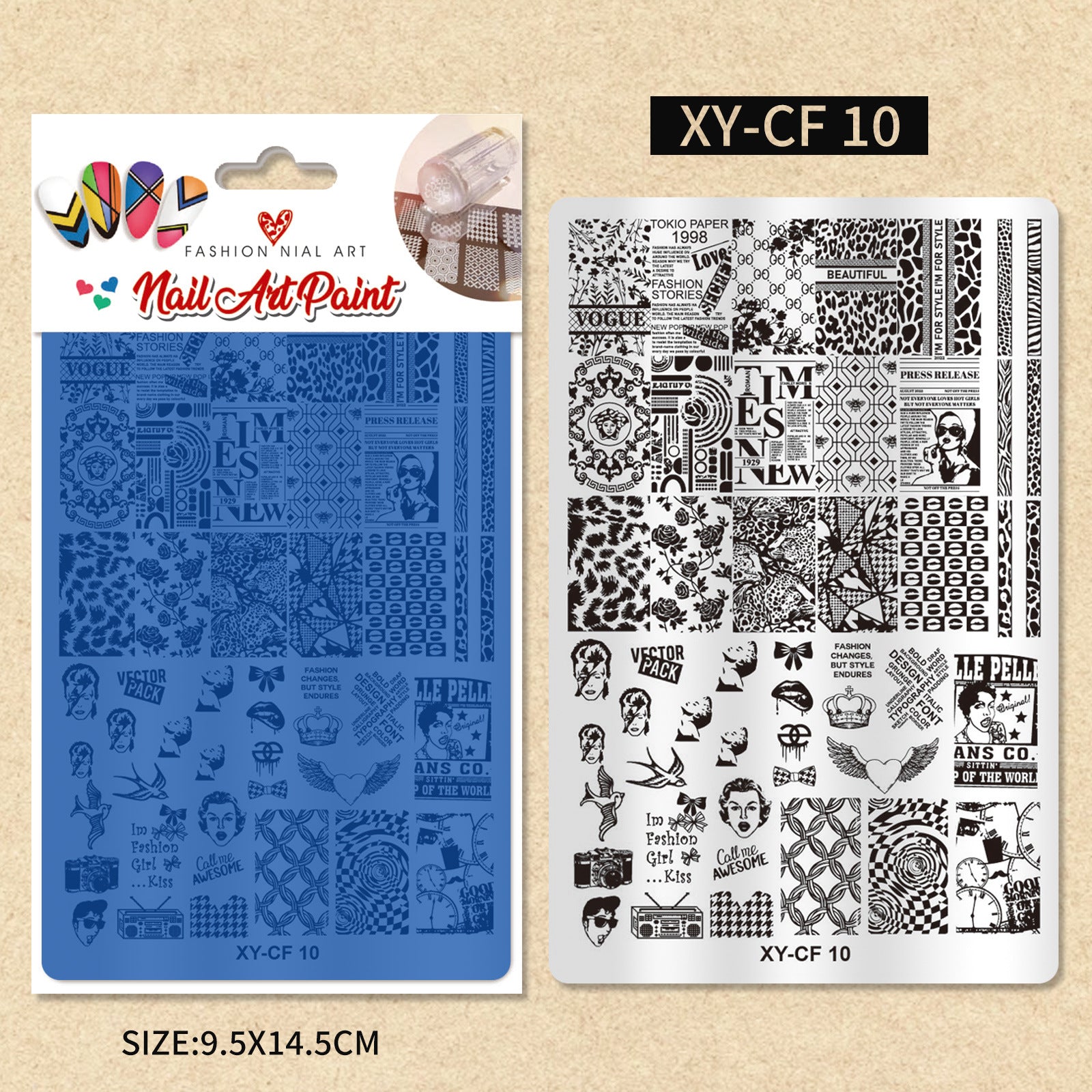 XY-CF Nail Stamp Plates