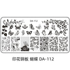 Cartoon DA Nail Stamp Plates With Safety Pad