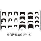 Cartoon DA Nail Stamp Plates With Safety Pad