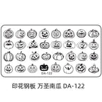 Cartoon DA Nail Stamp Plates With Safety Pad
