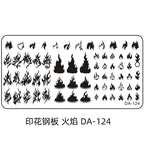 Cartoon DA Nail Stamp Plates With Safety Pad
