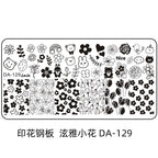 Cartoon DA Nail Stamp Plates With Safety Pad