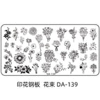 Cartoon DA Nail Stamp Plates With Safety Pad