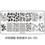 Cartoon DA Nail Stamp Plates With Safety Pad