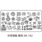 Cartoon DA Nail Stamp Plates With Safety Pad