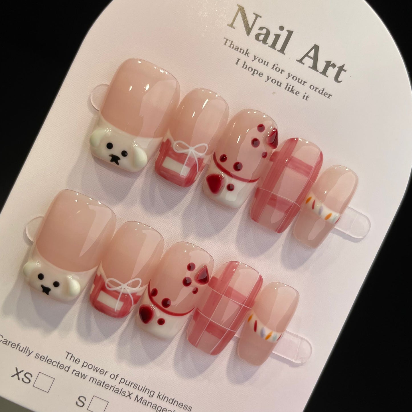 HelloKitty prensa sobre uñas tira larga 40PCS JLS-391 (copia)