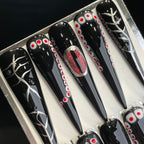 Handmade Press On Nails Extra-Long Stiletto Snake's eye-YiH