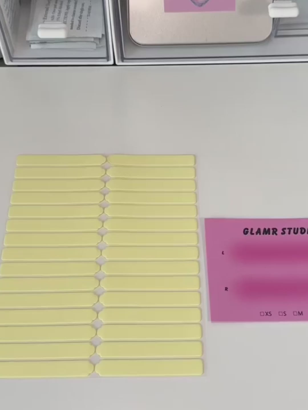 30pcs Double Sided Nail Tape