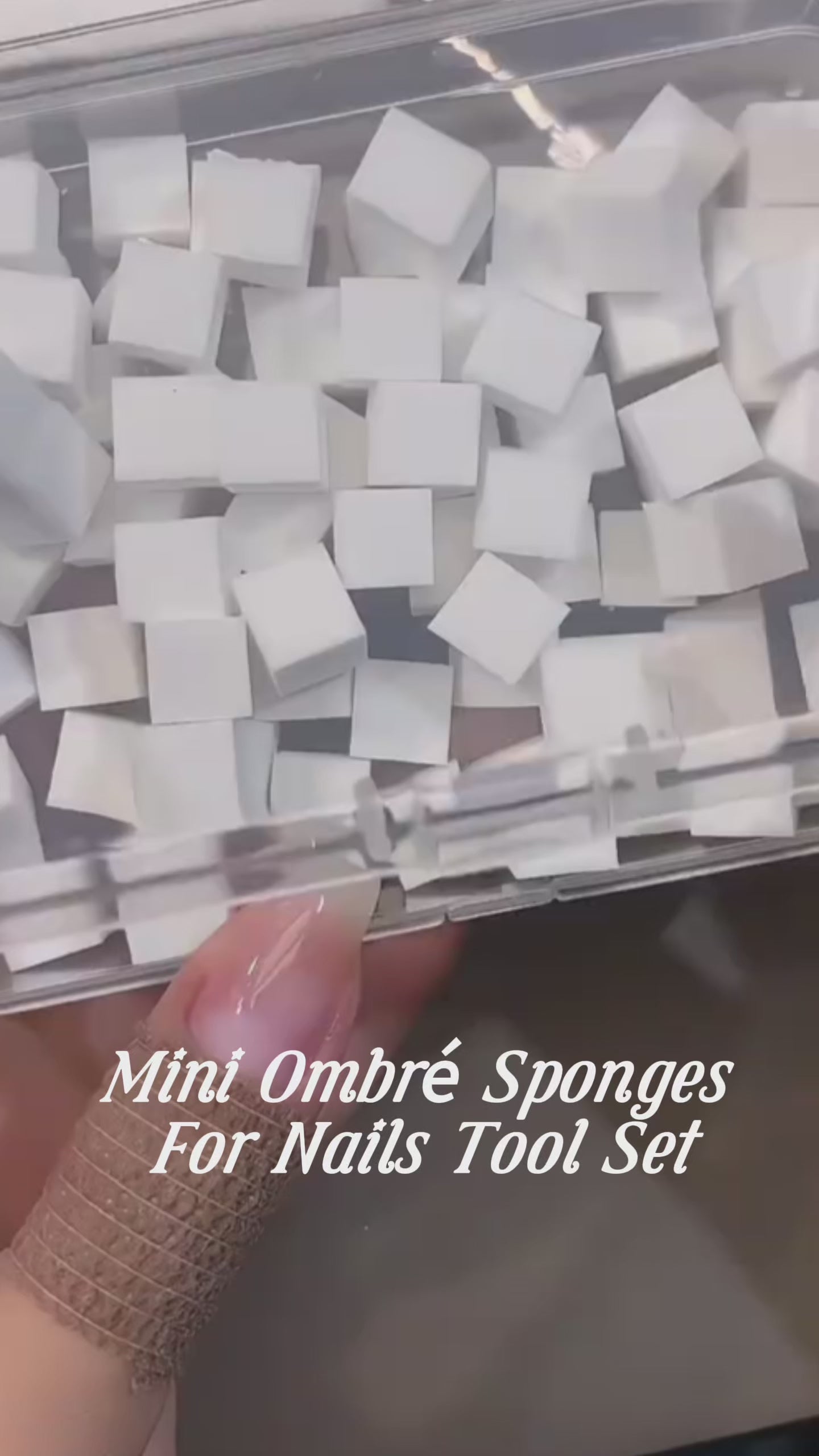 Mini Sponges For Nails Tool Set
