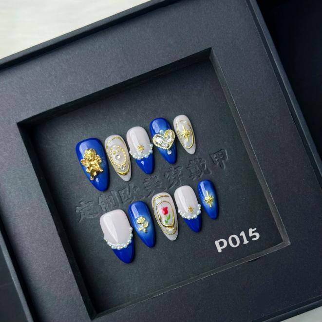 Handmade press on nail P015