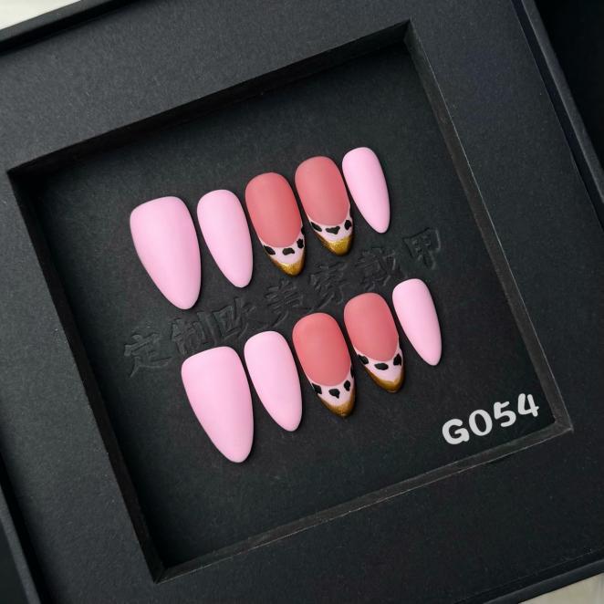 Handmade press on nail G054