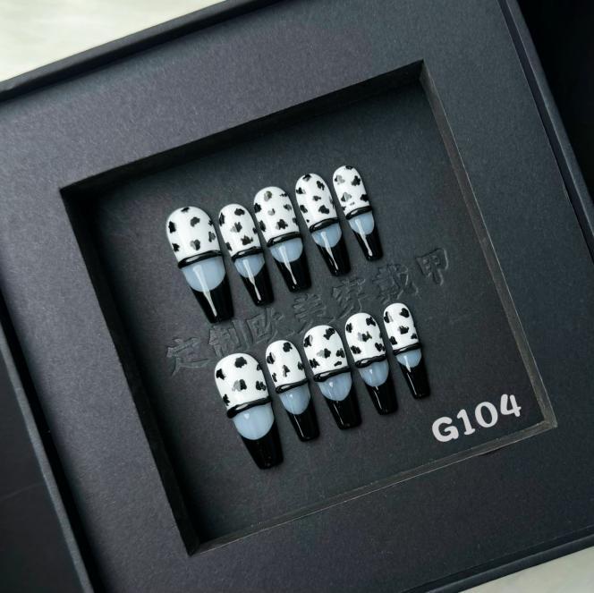 Handmade press on nail G104