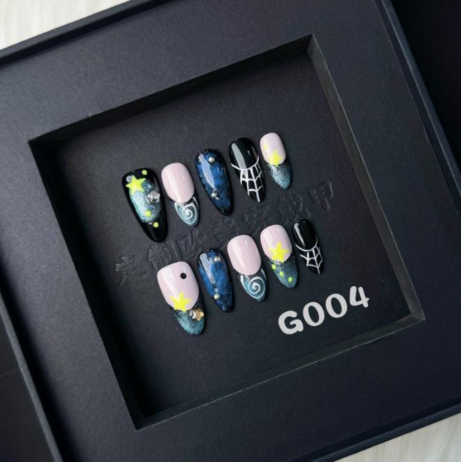 Handmade press on nail G004