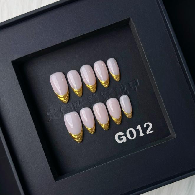 Handmade press on nail G012