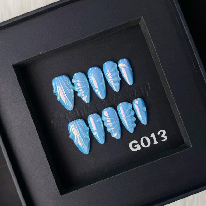 Handmade press on nail G013
