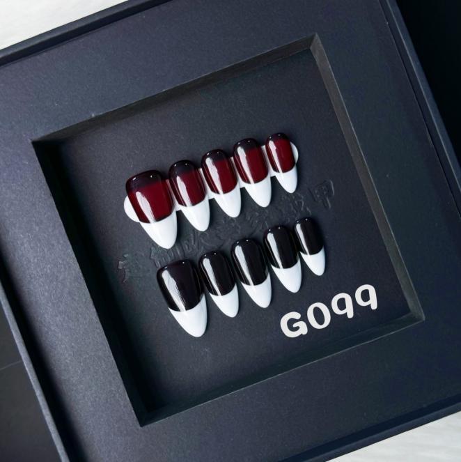 Handmade press on nail G099