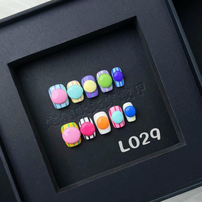 Handmade press on nail L029