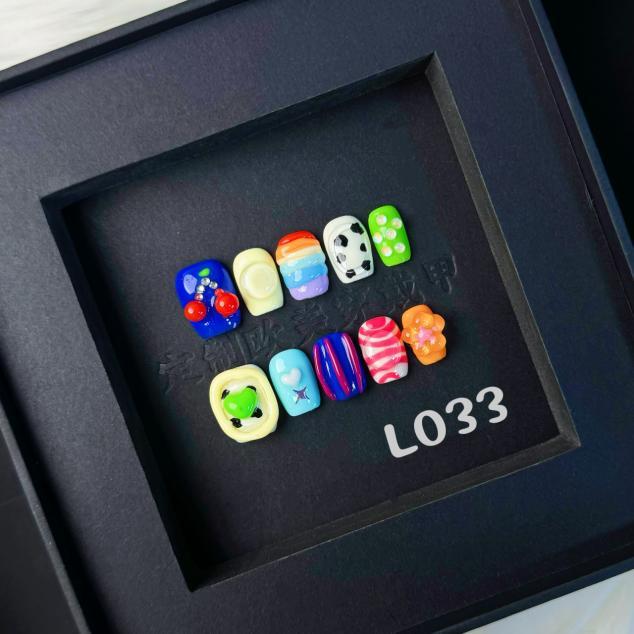 Handmade press on nail L033