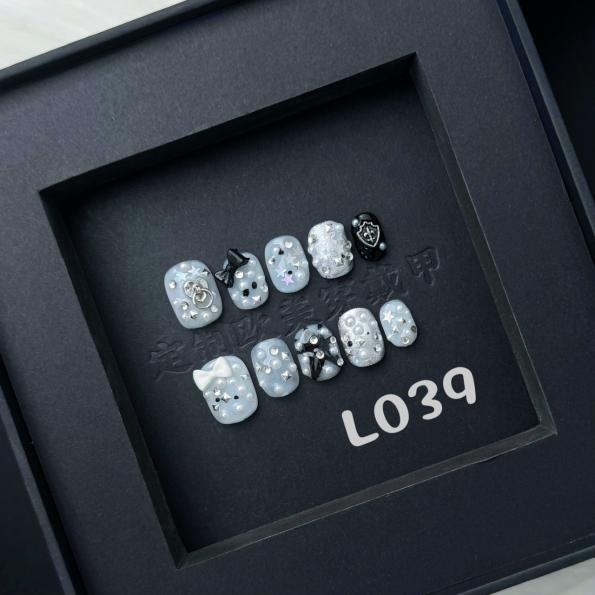 Handmade press on nail L039