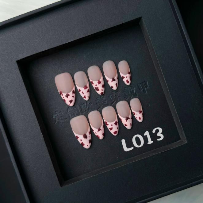 Handmade press on nail L013