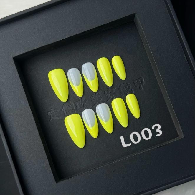 Handmade press on nail L003
