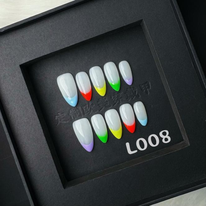 Handmade press on nail L008