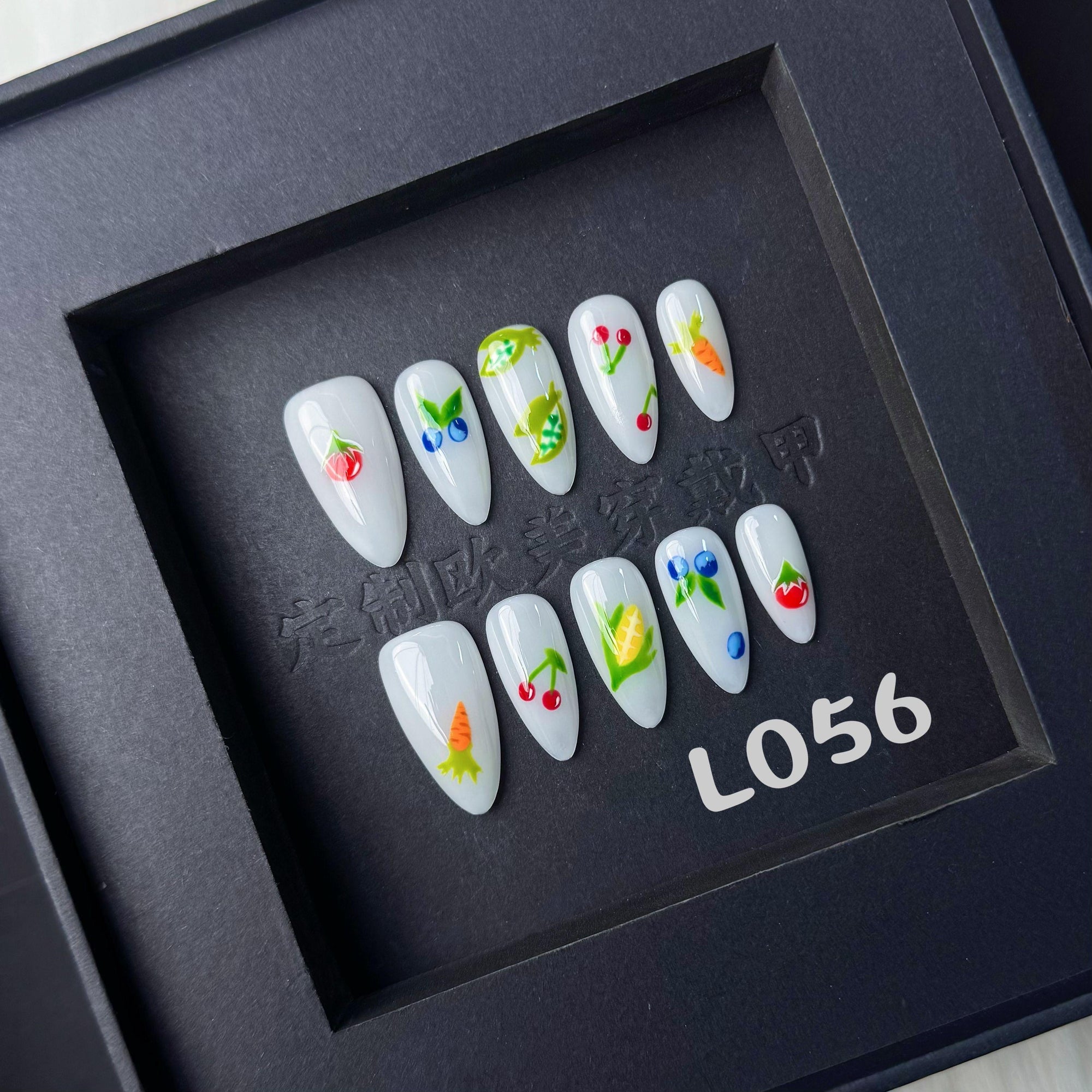 Handmade press on nail L056